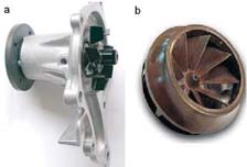 Zale no mocy potrzebnej do nap du pompy cieczy ch odz cej od pr dko ci obrotowej silnika [5] Fig. 1. Coolant pump drive power versus its shaft speed [5] Rys. 2.