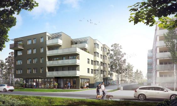 PROJEKTY W REALIZACJI Śródmieście Wilanów (bud. C) Lokalizacja: Warszawa Rozpoczęto 3Q2012 Planowane zakończenie 3Q2014 10 565 m 2 PUM 162 lokali, do sprzedaży 23 szt.* Śródmieście Wilanów (bud.