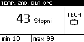 7. Typ zaworu Przy pomocy tej opcji użytkownik wybiera rodzaj zaworu: C.O. lub podłogowy. 8.