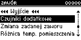 Opcja ta służy do ustawienia pracy zaworu mieszającego. W przypadku zaworów 1 i 2 należy najpierw dokonać jego rejestracji, aby zawór pracował poprawnie i zgodnie z oczekiwaniem użytkownika.