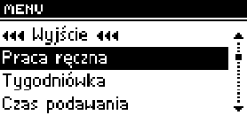 pokojówki (patrz pkt II.15) oraz sterowania tygodniowego (patrz pkt II.6). Temperatura zadana jest sumą tych wszystkich wartości, ale tylko w granicach zakresu 45