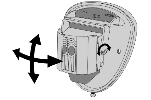 Rysunek 9 Typowe zastosowania detektora GJD360 WIELOWIĄZKOWY OPTYMALNY Wysokość Zasięg Pochylenie modułu 3 m Max.