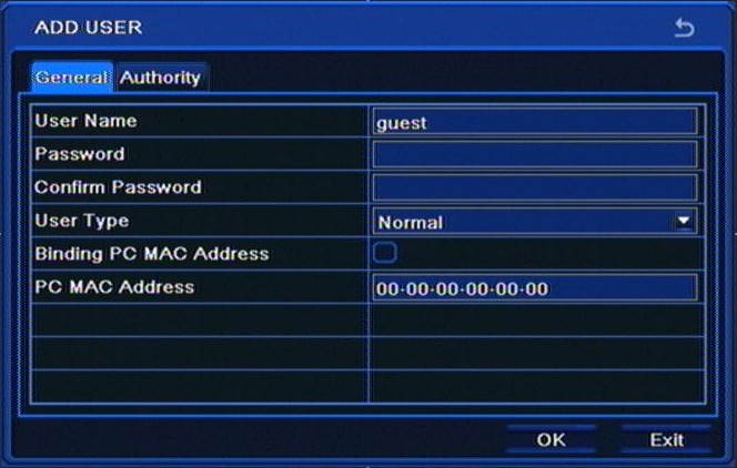 NDR-BA3208,NDR-BA3416 User s manual ver.1.0 RECORDER S CONFIGURATION 5.1.7.
