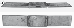ys. 5. Powierzchnia przełomu złącza lutospawanego drutem CuSn po próbie rozciągania ig. 5. Appearance of the fracture surface after the tensile test of joint braze welded using CuSn filler metal Pr y wytrzymało ciowe ys.