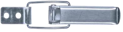 Stal ocynkowana Aluminium ZK-ST-802 ZK-2-802 ZK-AL-802 802 Zamknięcie małe z płaskim zamkiem Otwór nitowy Ø 4,2mm PHU