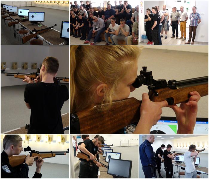 TEST UMIEJĘTNOŚCI STRZELECKICH Równolegle do konkurencji z pierwszej pomocy przedmedycznej odbywał się test umiejętności strzeleckich, który przeprowadzono na obiektach Centrum Strzelectwa Sportowego