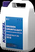 ŚRODKI GRUNTUJĄCE GRUNTOLIT-W 301 wodny środek gruntujący ZASTOSOWANIE do gruntowania chłonnych podłoży z betonów zwykłych i komórkowych (np.