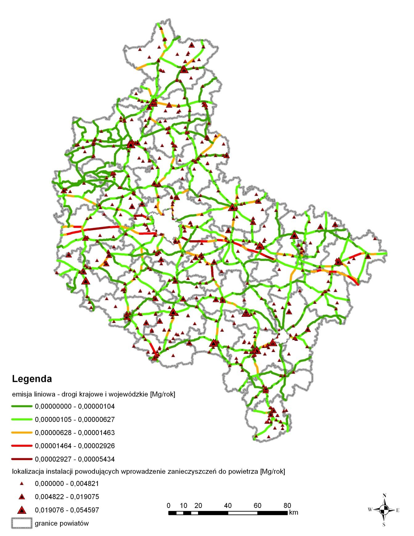 Program ochrony powietrza dla strefy wielkopolskiej 157 Rysunek 25.