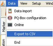 Pod Daten / CSV Export można teraz eksportować dane okresowe np. do Excela.