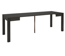 80 cm 100-160 x 76 x 80 cm VEGA stół rozkładany folding table wenge wenge 80-230 x 76 x 80 cm 80-230 x 76 x 80 cm VEGA stół rozkładany