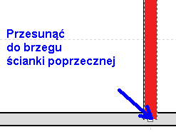 Narysować pomieszczenia 3 pomieszczenia 2 x 2,5m oraz korytarz 6 x 1,5m. Ścianki działowe wewnętrzne mają mieć grubości 80 mm i wysokość 4000.