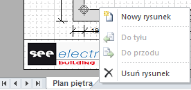 Podręcznik C.1.5. WSTAWIANIE KOPIOWANYCH ELEMENTÓW Użytkownik może kopiować/wycinać już wstawione elementy. Zaznaczyć jeden lub więcej elementów.
