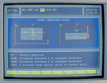 Wydajny system CNC Właściwości operacyjne systemu CNC opierają się na zastosowaniu menu i klawiszy funkcyjnych.