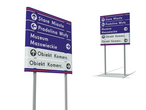 POZIOMY SYSTEMU INFORMACJI MIEJSKIEJ P OCKA (poza stref¹ zabytkow¹) POZIOM P1 - informacja numerowa POZIOM P2 - informacja uliczna i o mostach POZIOM P3 - bezobs³ugowe punkty