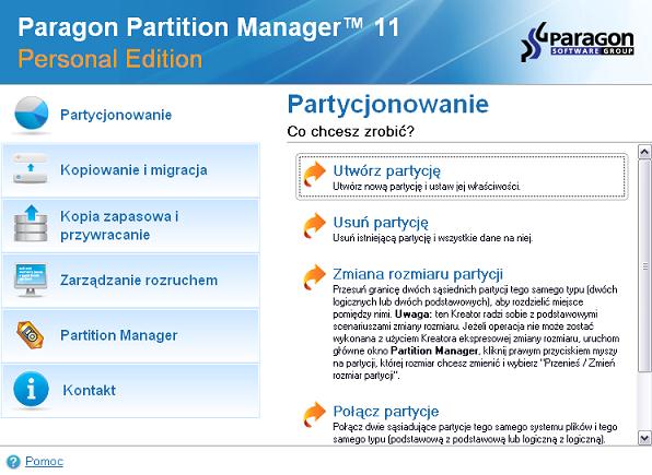 10 wykonaniem jakiejkolwiek operacji. Pierwszy składnik, który zostanie wyświetlony nosi nazwę Ekspresowego programu uruchamiającego (ang. express launcher).