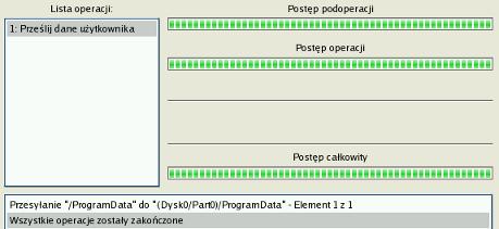 30 12. Po zakończeniu operacji zamknij kreator klikając odpowiedni przycisk. 13. Wyłącz komputer. Tę operację można wykonać również w środowisku ratunkowym.