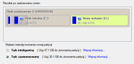 38 Liczba dostępnych metod zależy od układu Twojego dysku. Aby dowiedzieć się więcej o sposobie działania kreatora, kliknij na odpowiedni odsyłacz na pierwszej stronie kreatora. 4.