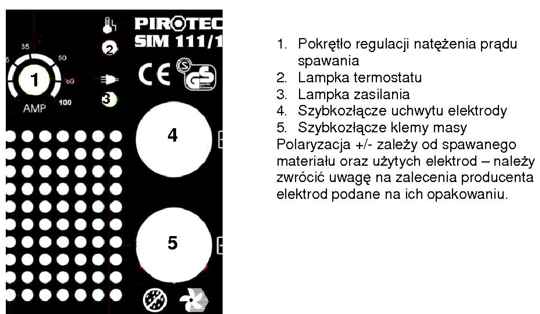 WPROWADZENIE Spawarka inwerterowa SIM 111/1 dzięki innowacyjnej technologii oraz wysokiej jakości materiałów zastosowanych do jej wytworzenia znakomicie sprawdza się w amatorskich pracach