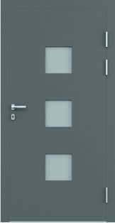 FOTYNA ALUMINIUM ALUMINIUM FOTYNA 90 mm Ciemnosrebrny (RAL 9007) Ciemnosrebrny (RAL 9007) Od zewnątrz: aplikacje w kolorze Winchester (49240);