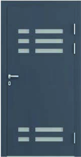 TULIA ALUMINIUM ALUMINIUM TULIA 90 mm Antracyt (RAL 7016) Antracyt (RAL 7016) Od zewnątrz: aplikacje ze stali szlachetnej, matowej szczotkowanej; brak możliwości