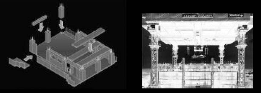 Rys. 9. Koncepcja i realizacja systemu Big Canopy [8] Fig. 9. The Big Canopy concept and realization [8] i wiele innych sytuacji może doprowadzić do utraty zalet wynikających z automatyzacji budowy.