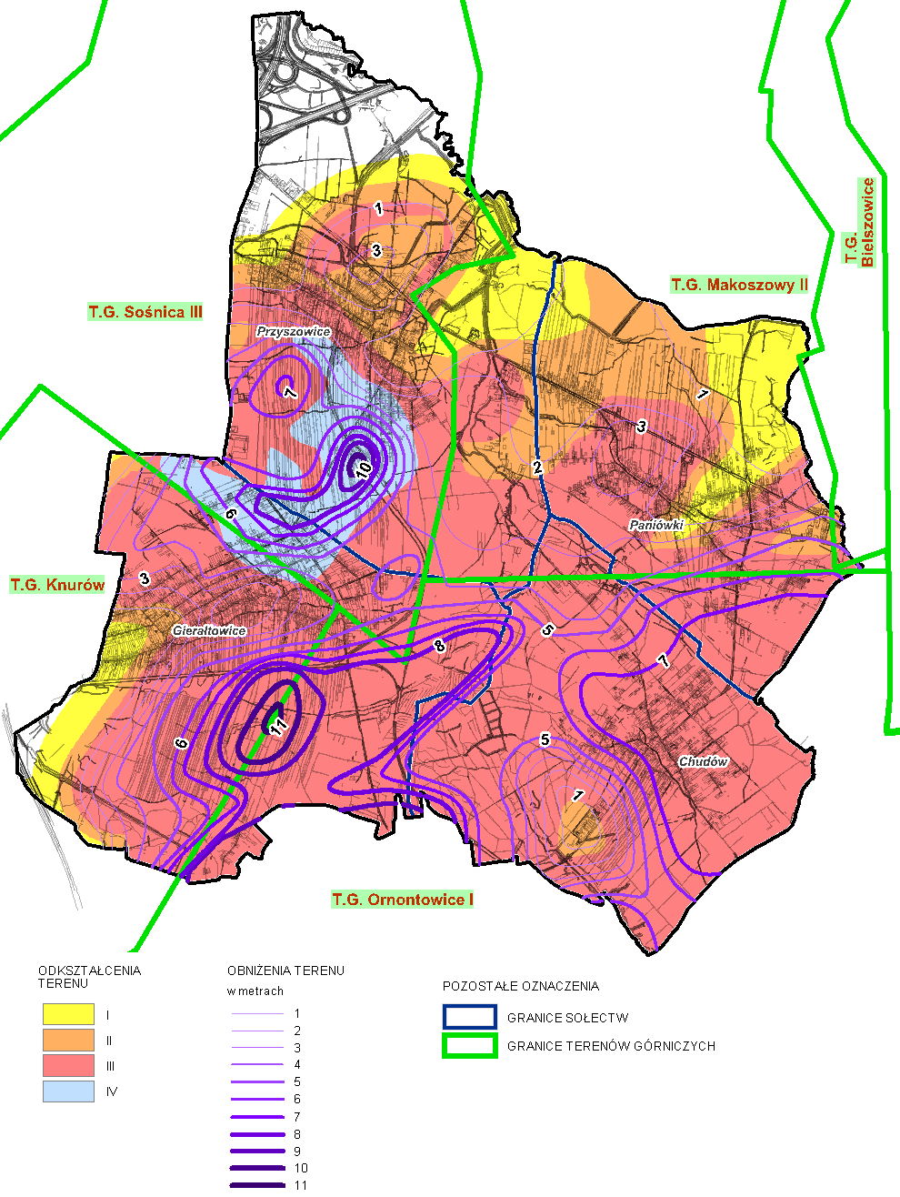 Część A: Uwarunkowania zagospodarowania przestrzennego VI. Stan środowiska koncesji (2020-2040r, KWK "Budryk" - 2019-2044r.