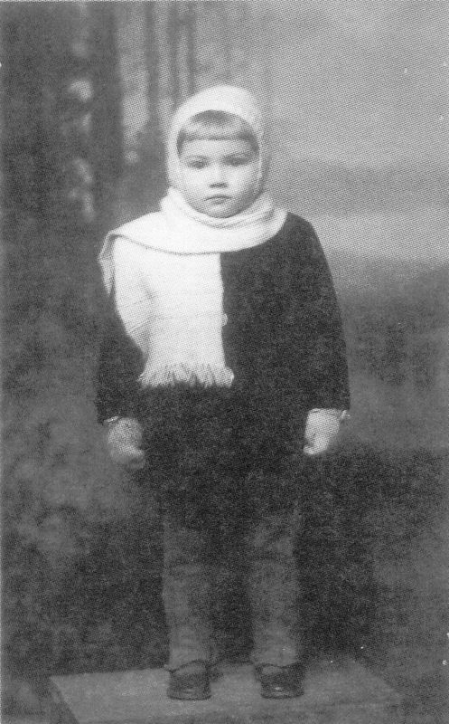 Syn Łukasza Cieplińskiego Andrzej w wieku 3 lat (w okresie