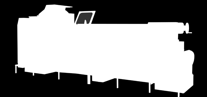 regulacja w 4 zakresach WRZECIENNIK Bezstopniowe zmienne zakresy prędkości 1,5-8; 5-31; obr/min obrotowych wrzeciona 20-125; 80-500 Moc głównego silnika kw 45 Liczba posuwów 160 POSUWY Skok posuwu