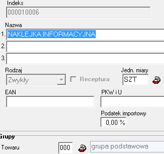 Określenie rabatu przy dodawaniu pozycji do fa ktury.