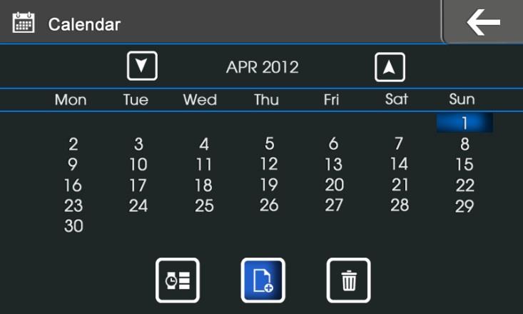 Calendar Notes browser