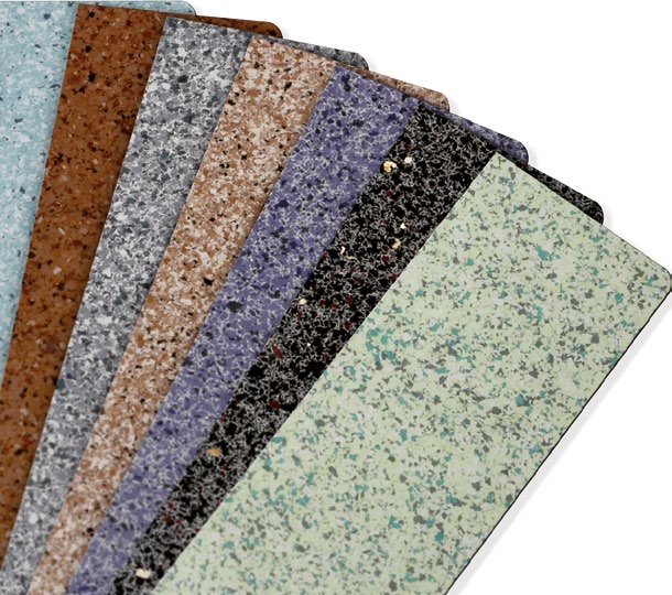 FloorColor plus I Disboxid StoneColor-System Pełne barwnych odcieni, naturalnie odporne System posypek dekoracyjnych Disboxid StoneColor-System nadaje podłodze wyrazisty, atrakcyjny wygląd w postaci