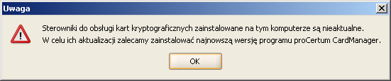 konfigurację usługi podpisywania i weryfikacji oraz ustawień ogólnych; Pomoc wyświetla dokumentację aplikacji; O programie wyświetla informacje na temat wersji oprogramowania oraz licencji, a także