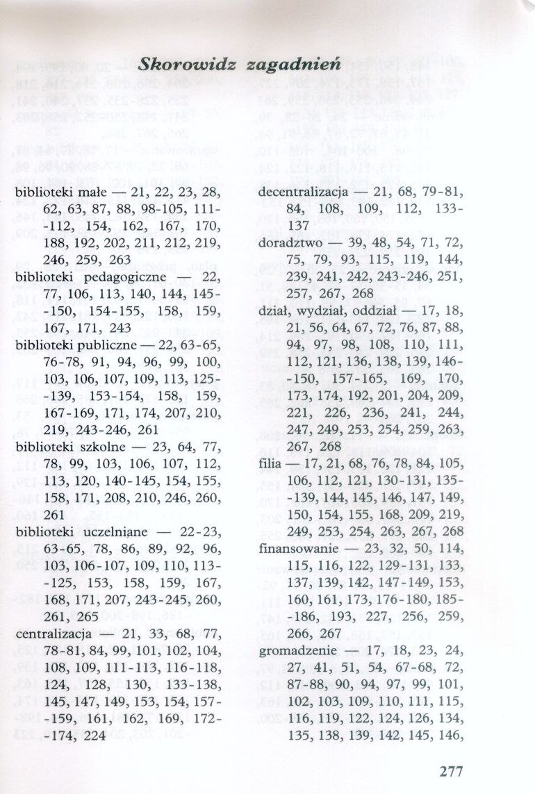 J. Wojciechowski: Organizacja i