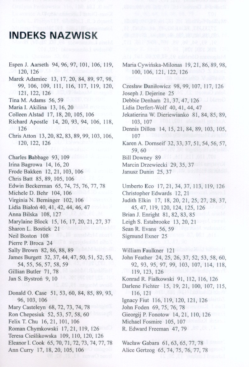 J. Wojciechowski: Biblioteczna