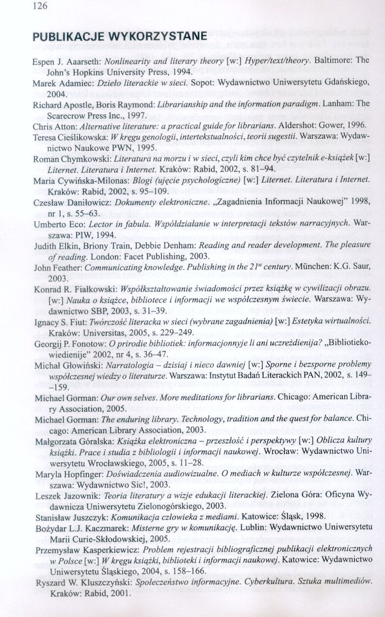 J. Wojciechowski: Biblioteczna