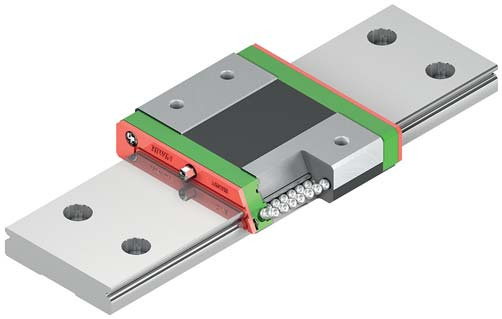 1.5.3 Właściwości prowadnicy z szyną profilową, seria MGW Prowadnica z szyną profilową HIWIN serii MGW jest oparta na sprawdzonej technologii HIWIN.