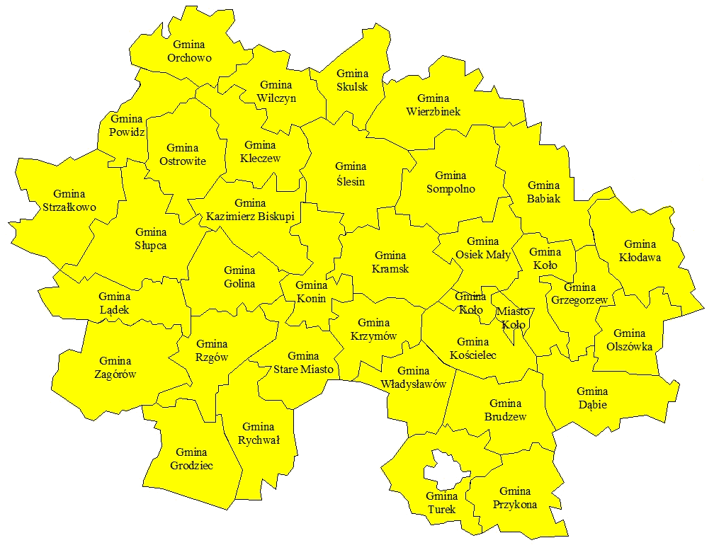 Gminy biorące