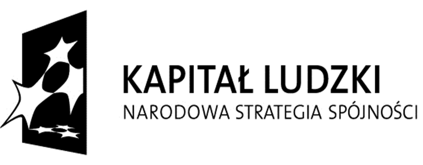 CZŁOWIEK NAJLEPSZA INWESTYCJA Projekt współfinansowany przez Unię Europejską w ramach Europejskiego Funduszu Społecznego Projekt Aktywność i integracja szansą na lepsze jutro realizowany w ramach