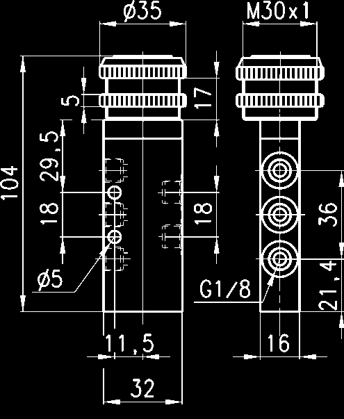 Katalog 2005-2006 S E R I A 1 3 VMS Zawory, 338-990 Zawory, 358-990 Siła przesterowania przy ciśnieniu 6 bar wynosi 18N Siła przesterowania przy ciśnieniu 6 bar wynosi 18N 338-990 358-990 Zawory,