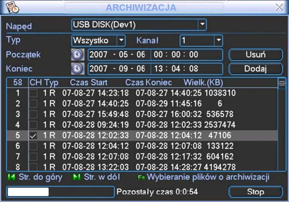 OBSŁUGA REJESTRATORA Rys. 4-17.