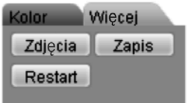 DOSTĘP PRZEZ PRZEGLĄDARKĘ IE Ekran komunikacji z rejestratorem możemy podzielić na kilka obszarów sekcji o różnych funkcjach: Sekcja 1: zawiera menu pięciu przycisków funkcyjnych (rys.