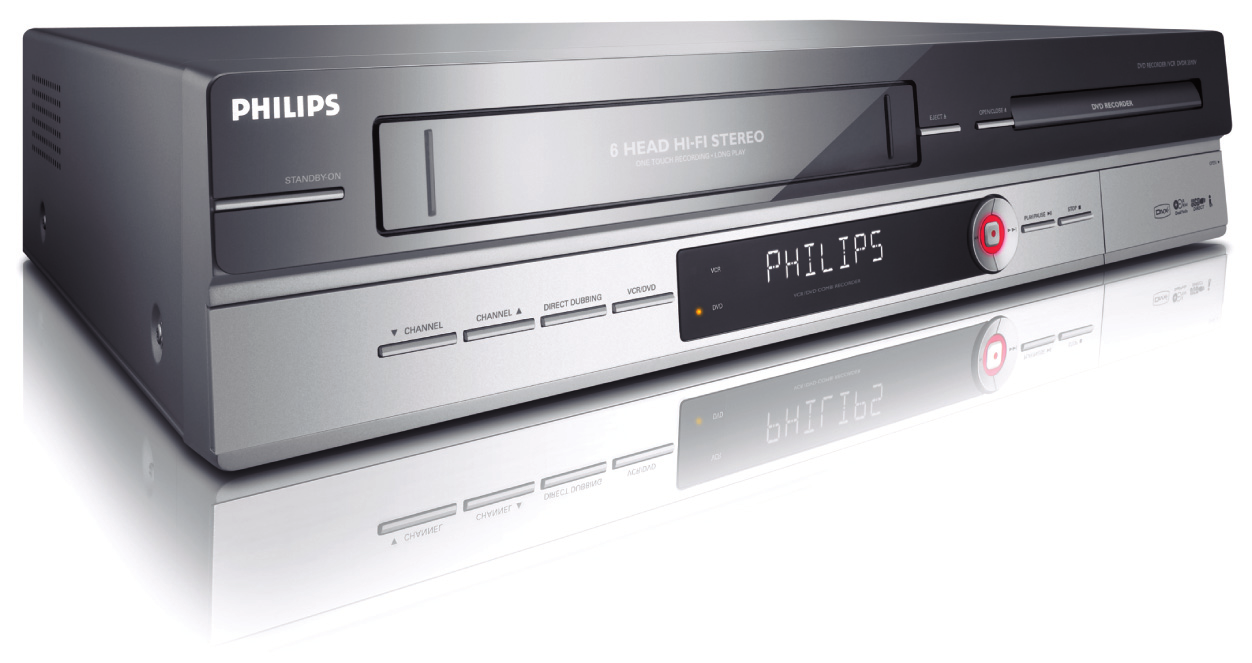 DVD Recorder / VCR DVDR3510V Instrukcja obsługi 6 Εγχειρίδιο χρήσης 72 Read your Quick Start Guide and/or User Manual first for quick tips that make using your Philips product more