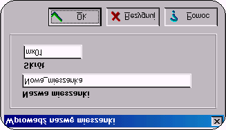 Edycja Menu EDYCJA zawiera następujące funkcje dostępne również na pasku narzędzi Zmień nazwę mieszanki Zmiana nazwy oraz czteroliterowego skrótu.
