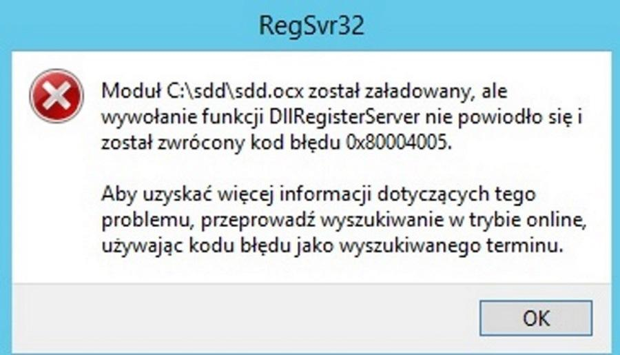 6 B d wykonania: Nie mo na otworzy pliku. Brak dost pu zalogowanego u ytkownia windows do katalogu C:\Program.