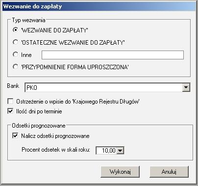 Uruchomienie dodatku 1. Uruchomienie z kartoteki Pieni dze. Aby uruchomi dodatek nale y wej w kartotek Pieni dze, zaznaczy nierozliczone rozrachunki.