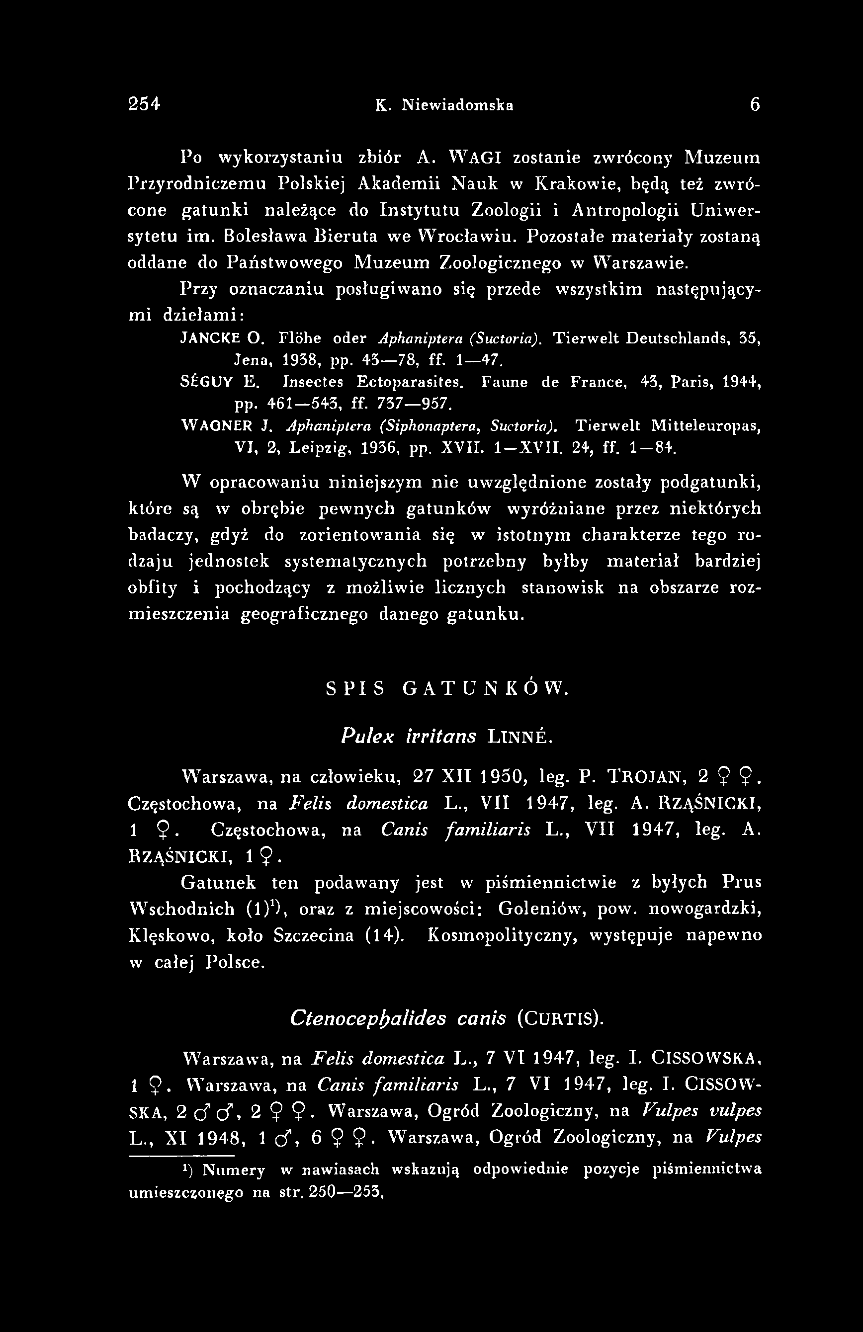 254 К. Niewiadomska б Po wykorzystaniu zbiór A.