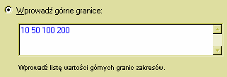 Histogramy wielokrotne i opcja granice Histogramy wielokrotne pozwalają na przedstawienie rozkładu kilku cech jednocześnie warunkiem wszakże jest, że są to cechy posiadające zbliżony zakres (i