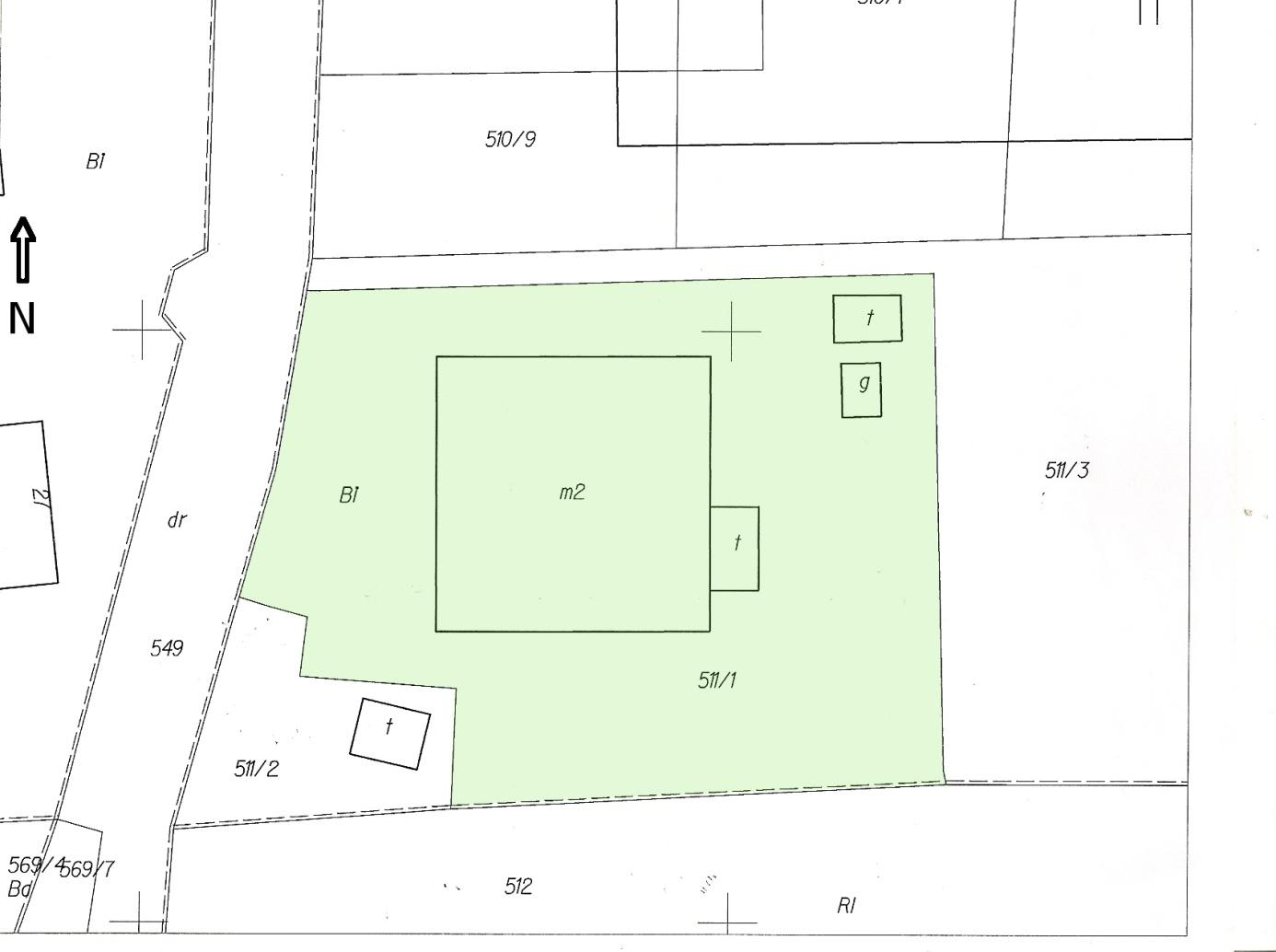 ELEMENTY ZAGOSPODAROWANIA DZIAŁKI: Budynek komercyjny z częścią mieszkalną, Wiata stalowa, Garaż drewniany jednostanowiskowy z kanałem na samochód osobowy, Budynek gospodarczy, Droga wewnętrzna i