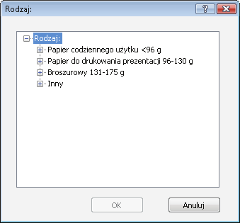 3. Kliknij lub dotknij przycisku Paper/jakość. 4.