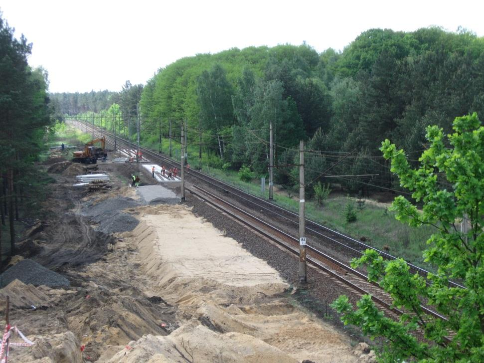 REALIZACJE Projekt: Modernizacja linii kolejowej nr 358 Zbąszynek Gubin na odcinku Zbąszynek Czerwieńsk wraz z budową łącznicy